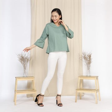 Baju Wanita Tisya Blouse - Mint