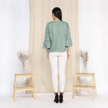 Baju Wanita Tisya Blouse - Mint