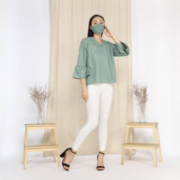 Baju Wanita Tisya Blouse - Mint