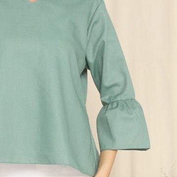 Baju Wanita Tisya Blouse - Mint