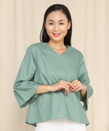 Baju Wanita Tisya Blouse - Mint