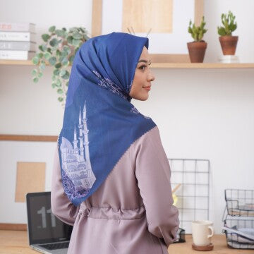 Hijab Wanita Marshavel Scarves - Turkey Series Navy