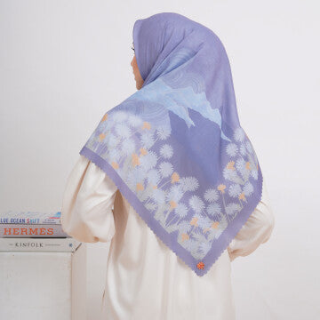 Hijab Wanita Marshavel Scarves - Megamendung Series Lilac