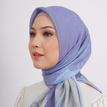 Hijab Wanita Marshavel Scarves - Megamendung Series Lilac